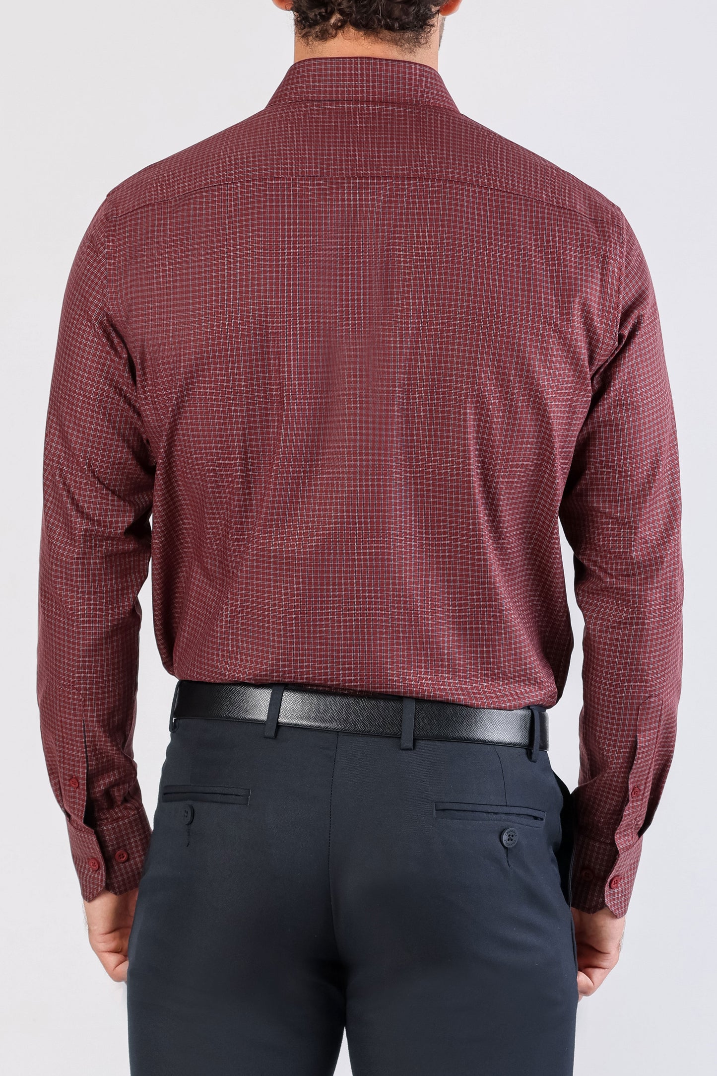 Crocodile Evening Slim Fit-Burn Red