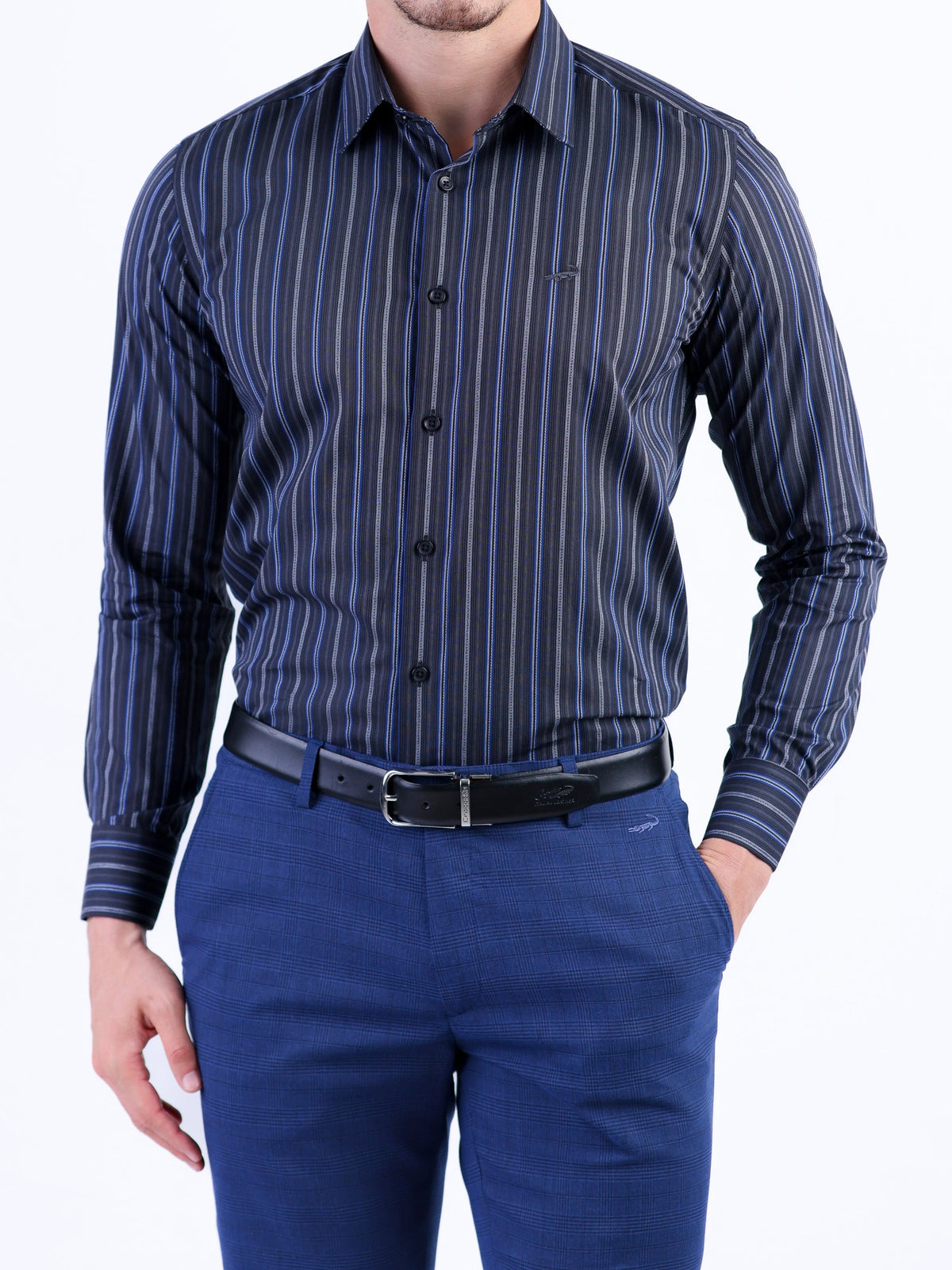 Formal Slim Fit Shirt - Black Inck