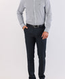 Crocodile Semi Casual Printed Slim Fit-Black