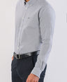Crocodile Semi Casual Printed Slim Fit-Black