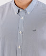 Crocodile Semi Casual Printed Slim Fit-Black