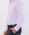 Crocodile Semi Casual Dobby Slim Fit-Sweet Lavender