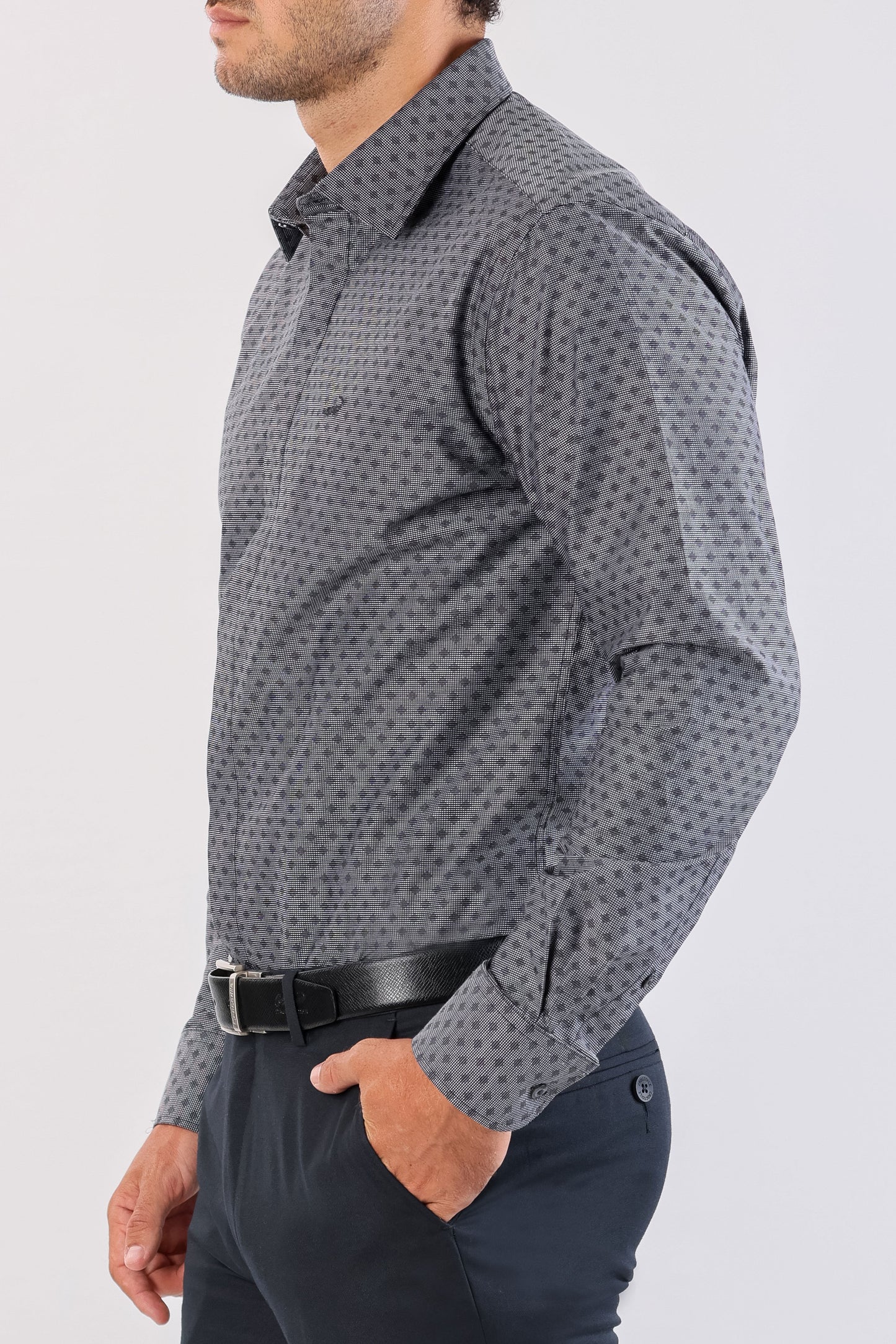 Crocodile Evening Printed Slim Fit-Jet Set