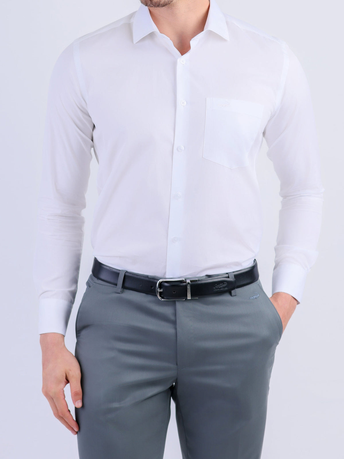Formal Seasonal Slim Fit Shirt - Blanc De Blanc