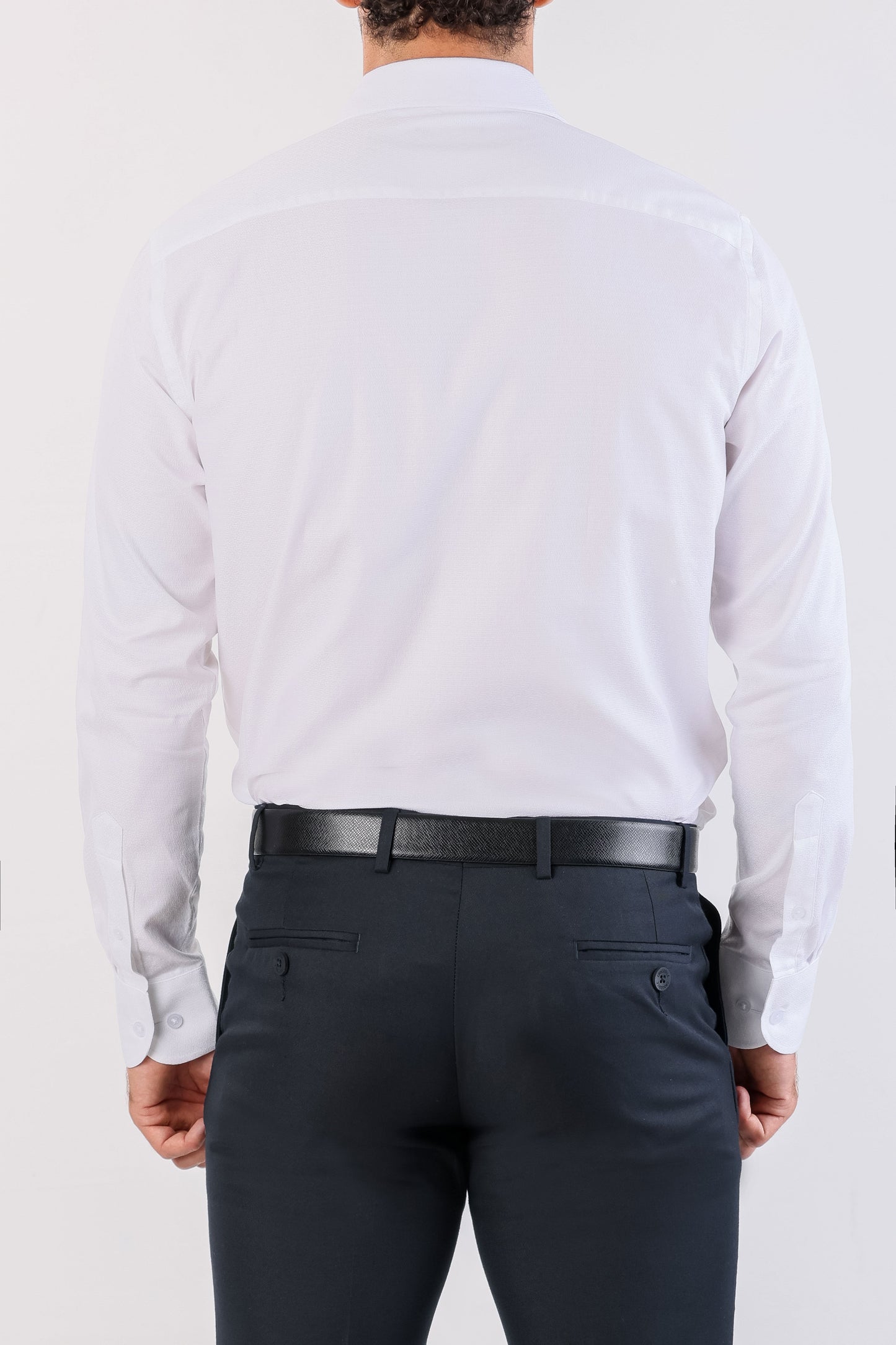 Crocodile Seasonal Formal Plain Slim Fit-Vapous Grey