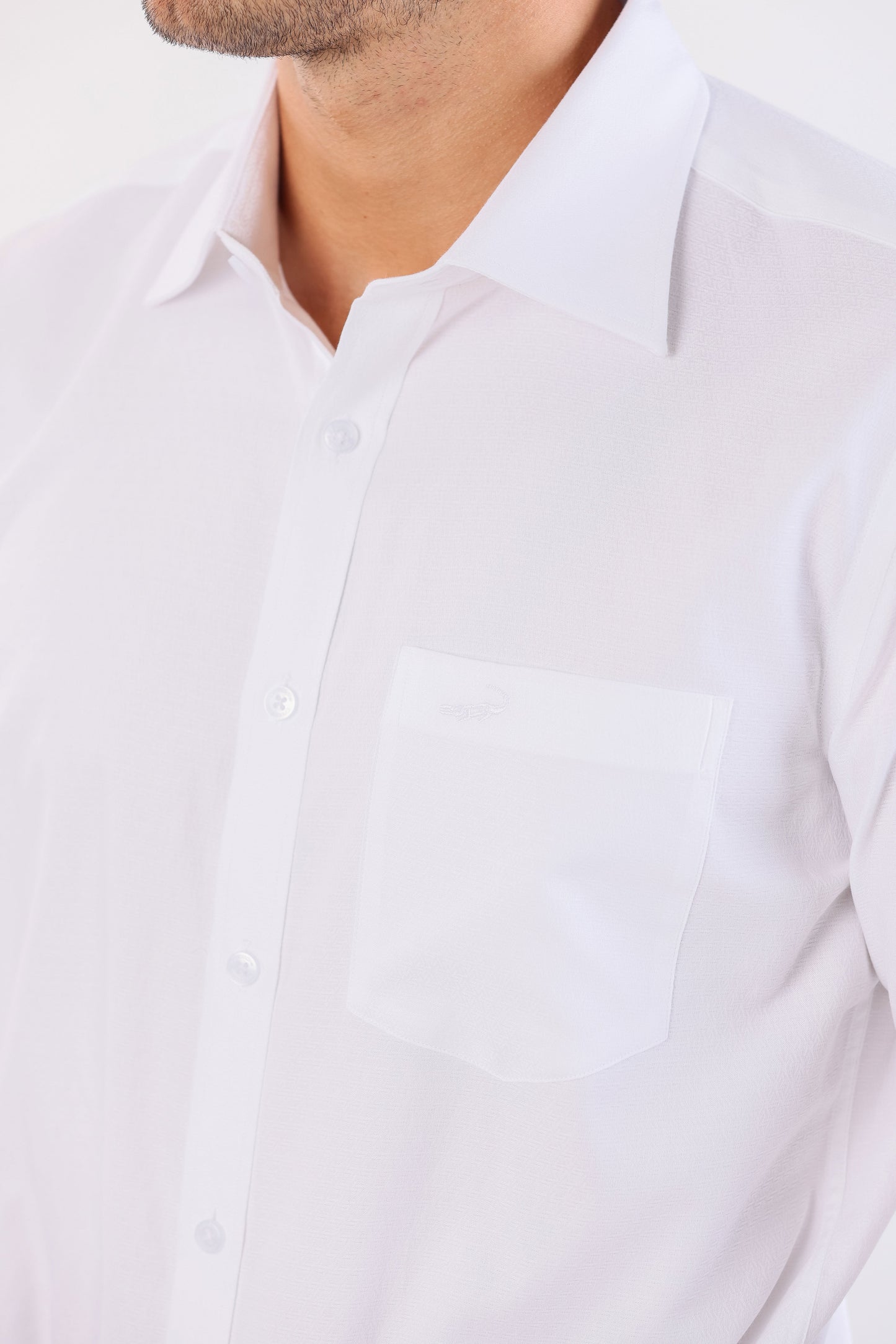 Crocodile Seasonal Formal Plain Slim Fit-Vapous Grey