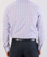 Crocodile Semi Casual Checks Slim Fit-Creole Pink