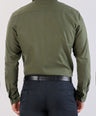 Crocodile Semi Casual Dobby Slim Fit-London Green