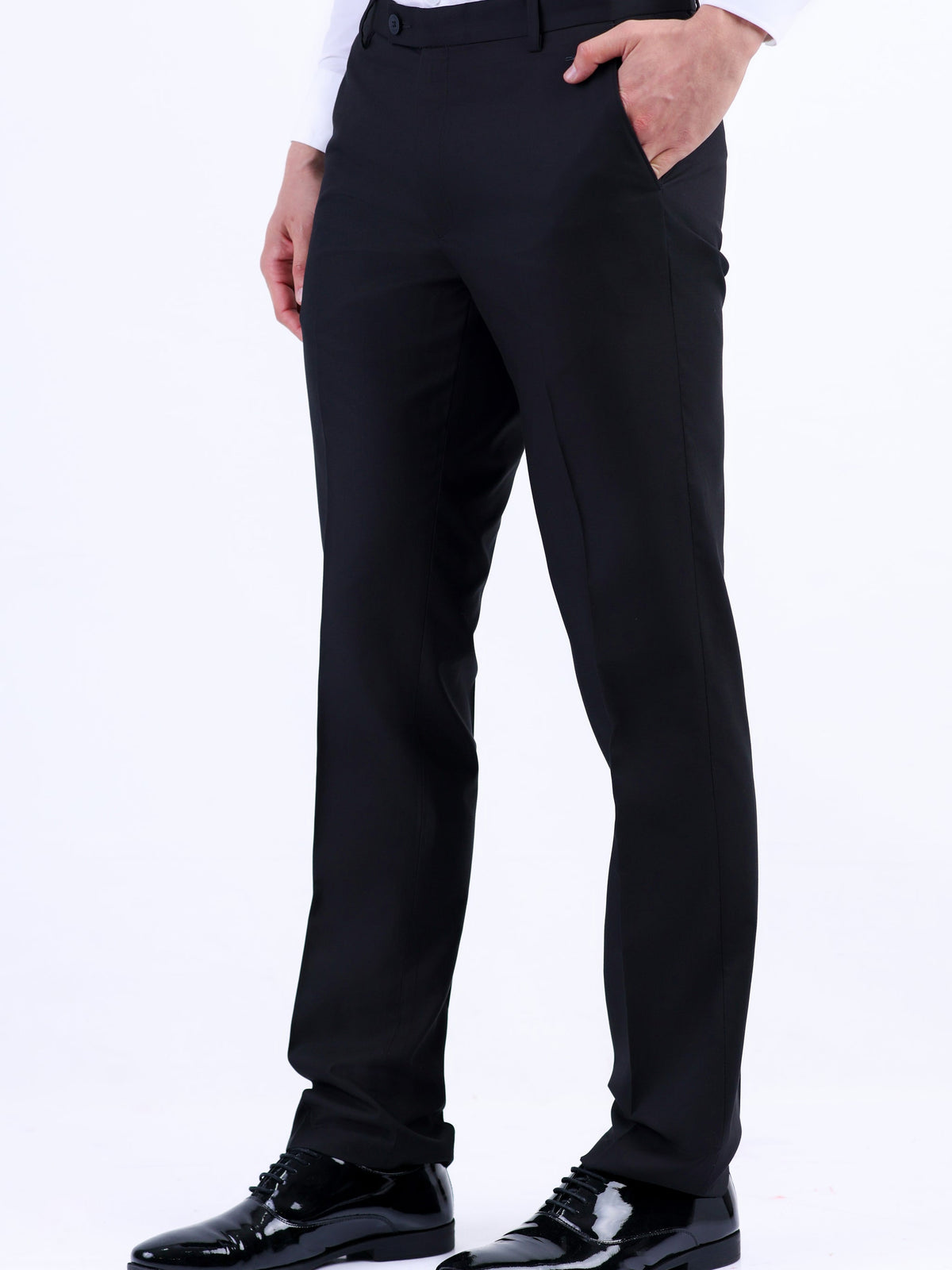 Formal Entry Slim Fit Trouser - Black Inck