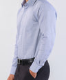 Crocodile Evening Printed Slim Fit-China Blue