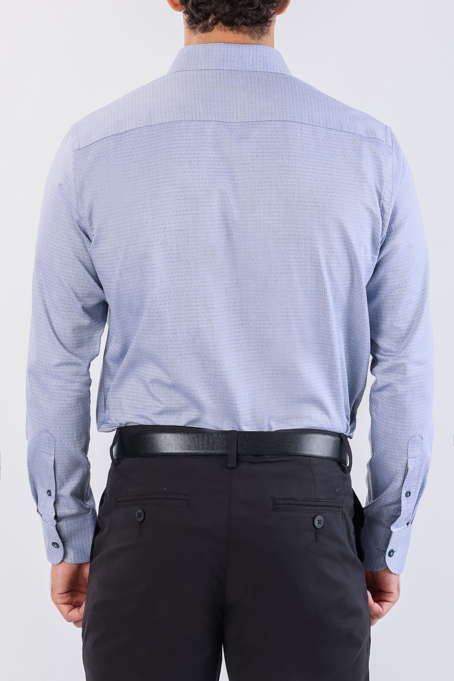 Crocodile Evening Printed Slim Fit-China Blue