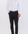 Crocodile Seasonal Formal Plain Slim Fit-Snow White