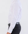 Crocodile Seasonal Formal Plain Slim Fit-Snow White