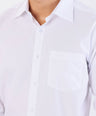 Crocodile Seasonal Formal Plain Slim Fit-Cloud Dancer