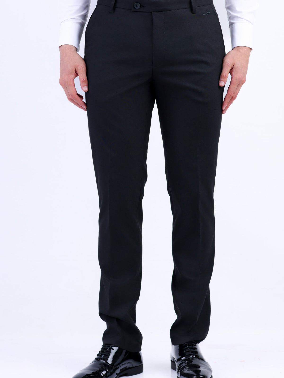 Formal Entry Plain Slim Fit Trouser - Black