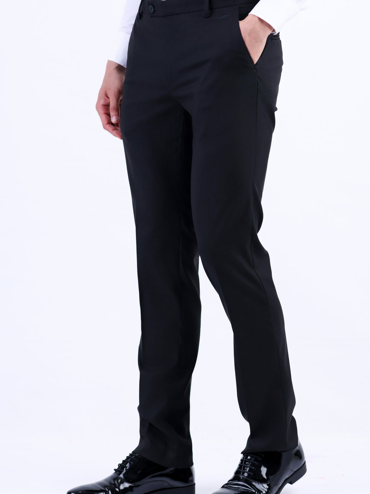 Formal Entry Plain Slim Fit Trouser - Black