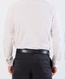 Crocodile Seasonal Formal Plain Slim Fit-Vanilla