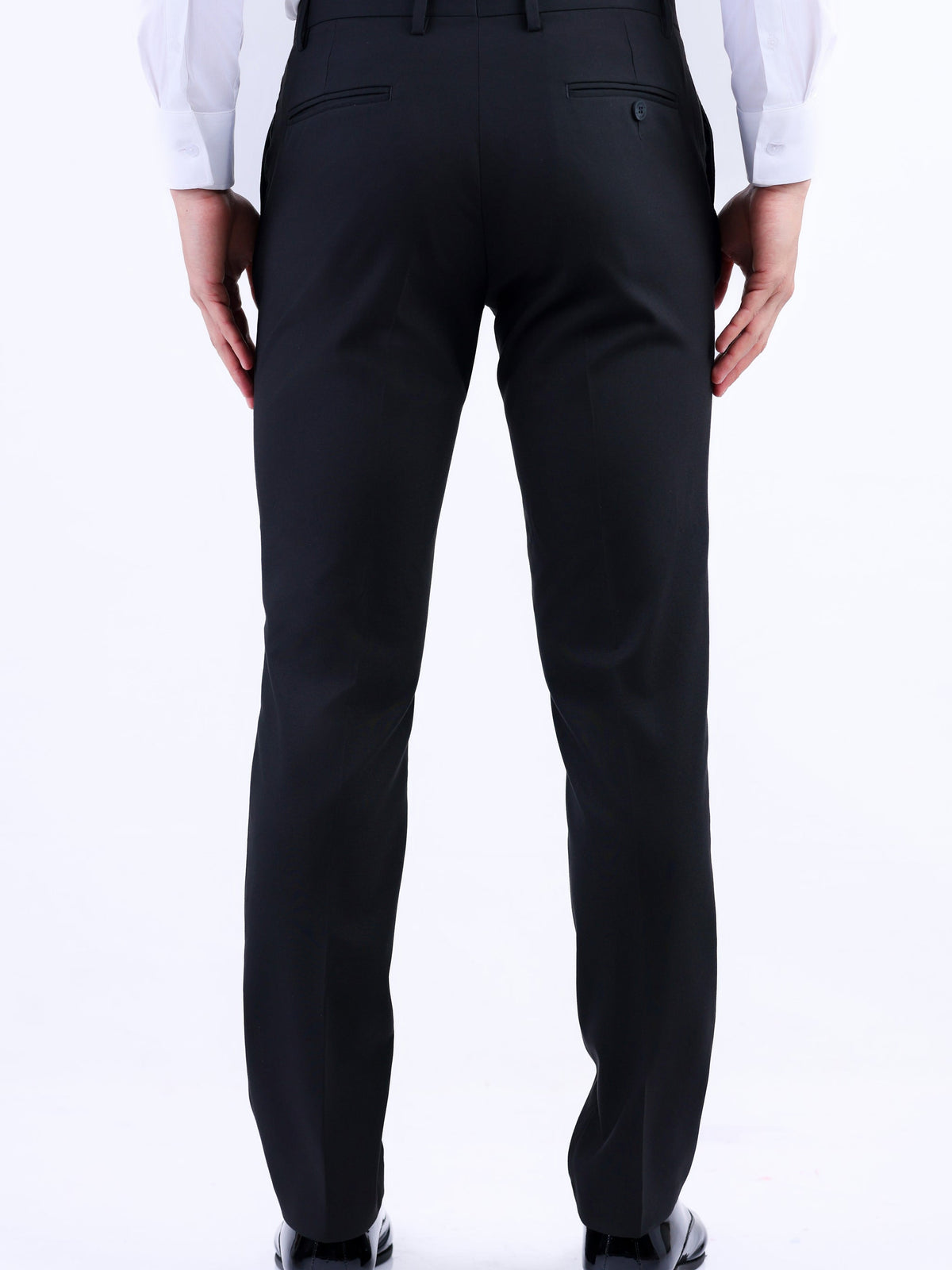 Formal Entry Plain Slim Fit Trouser - Black
