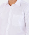 Crocodile Seasonal Formal Plain Slim Fit-White