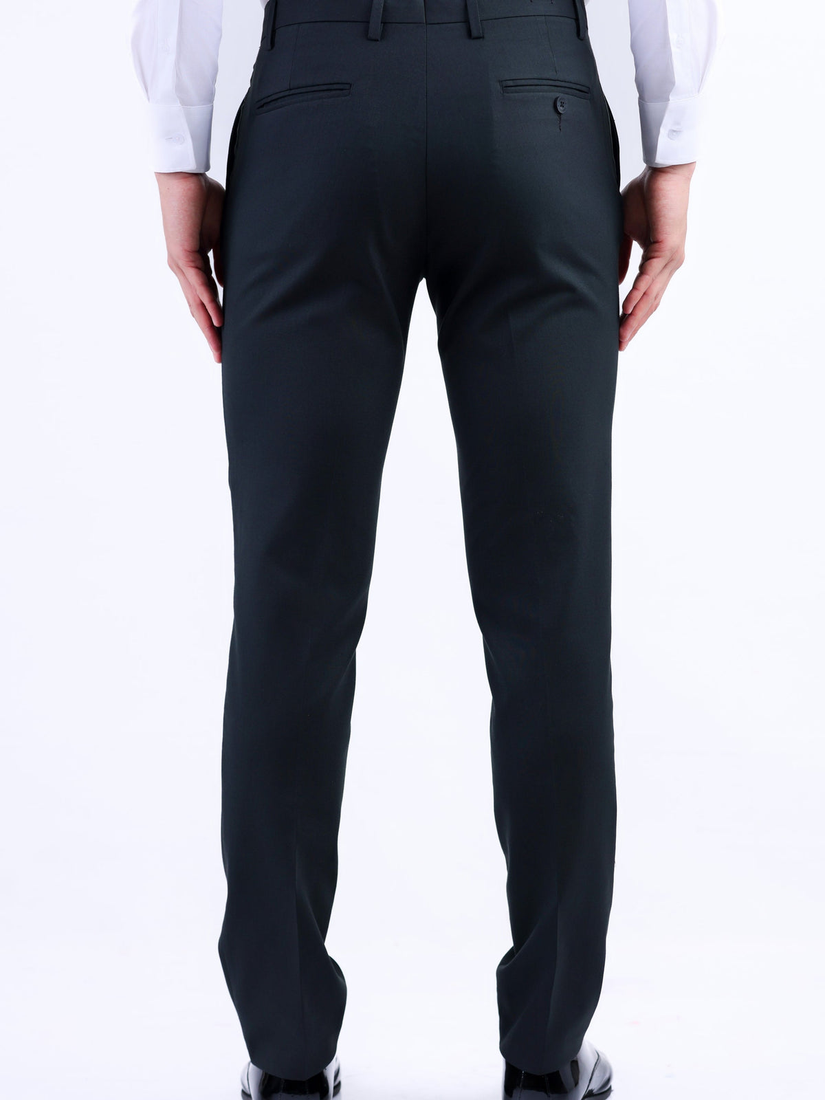 Formal Entry Plain Slim Fit Trouser - Black Inck