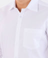 Crocodile Seasonal Formal Plain Slim Fit-Gardenia