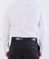 Crocodile Formal Plain Slim Fit Shirt-Egret