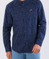 Crocodile Semi Casual Printed Sport Fit-Blue Depths