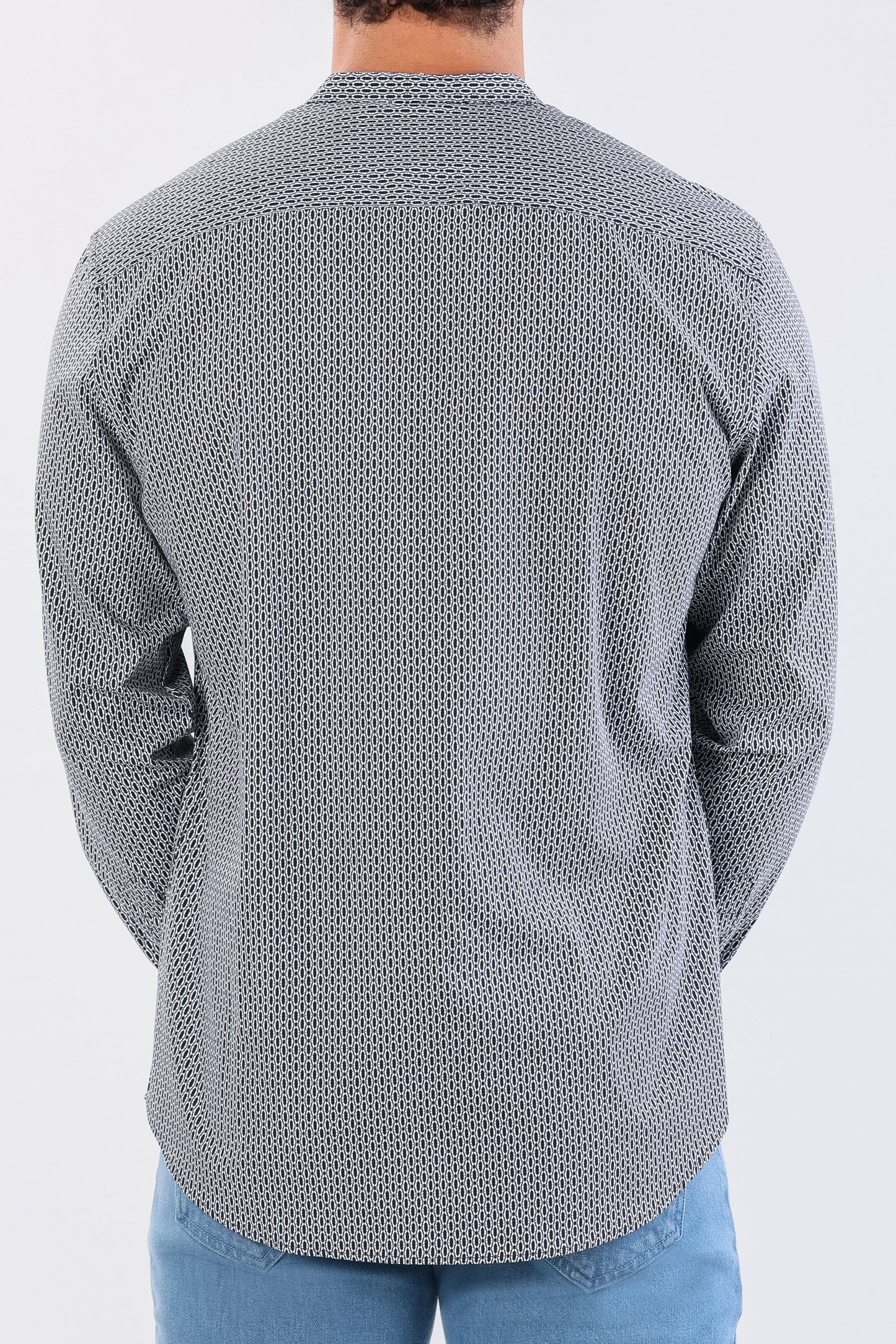 Crocodile Semi Casual Printed Sport Fit-Raven