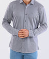 Crocodile Semi Casual Knit Slim Fit-Estate Blue