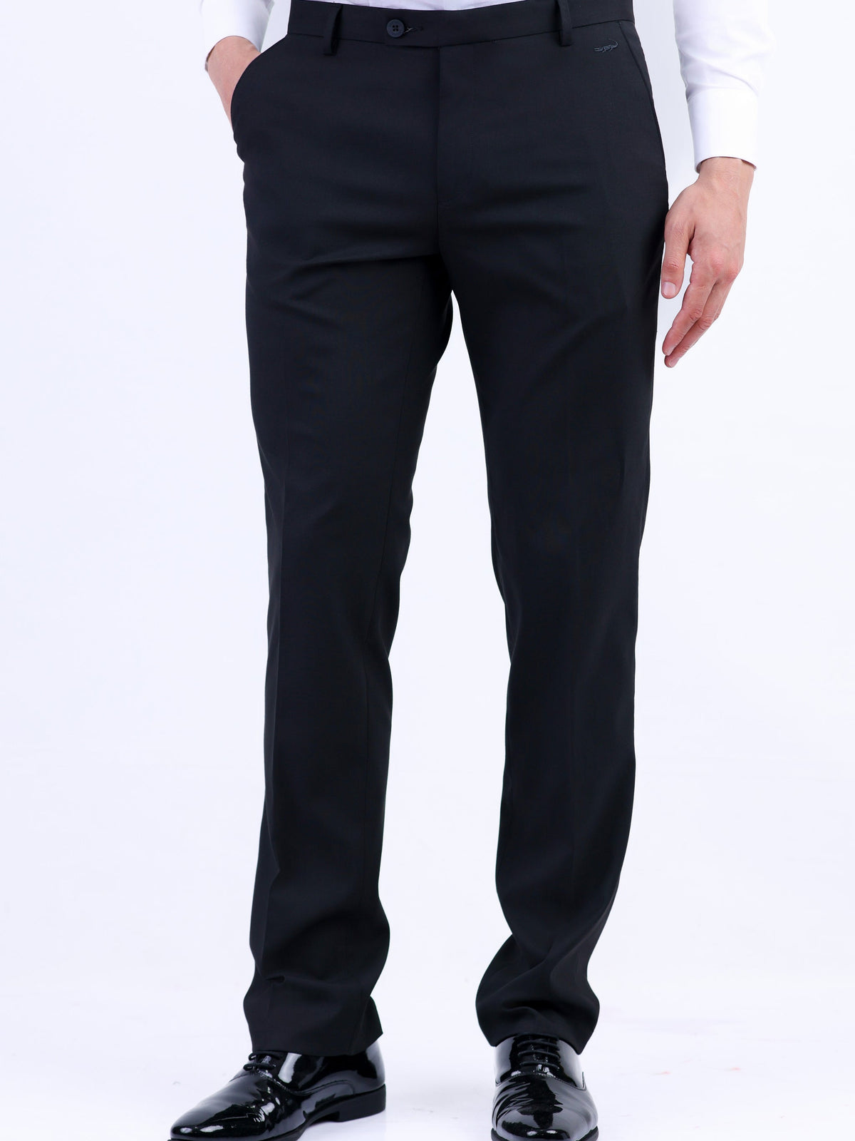 Formal Entry Dobby Slim Fit Trouser - Jet Set