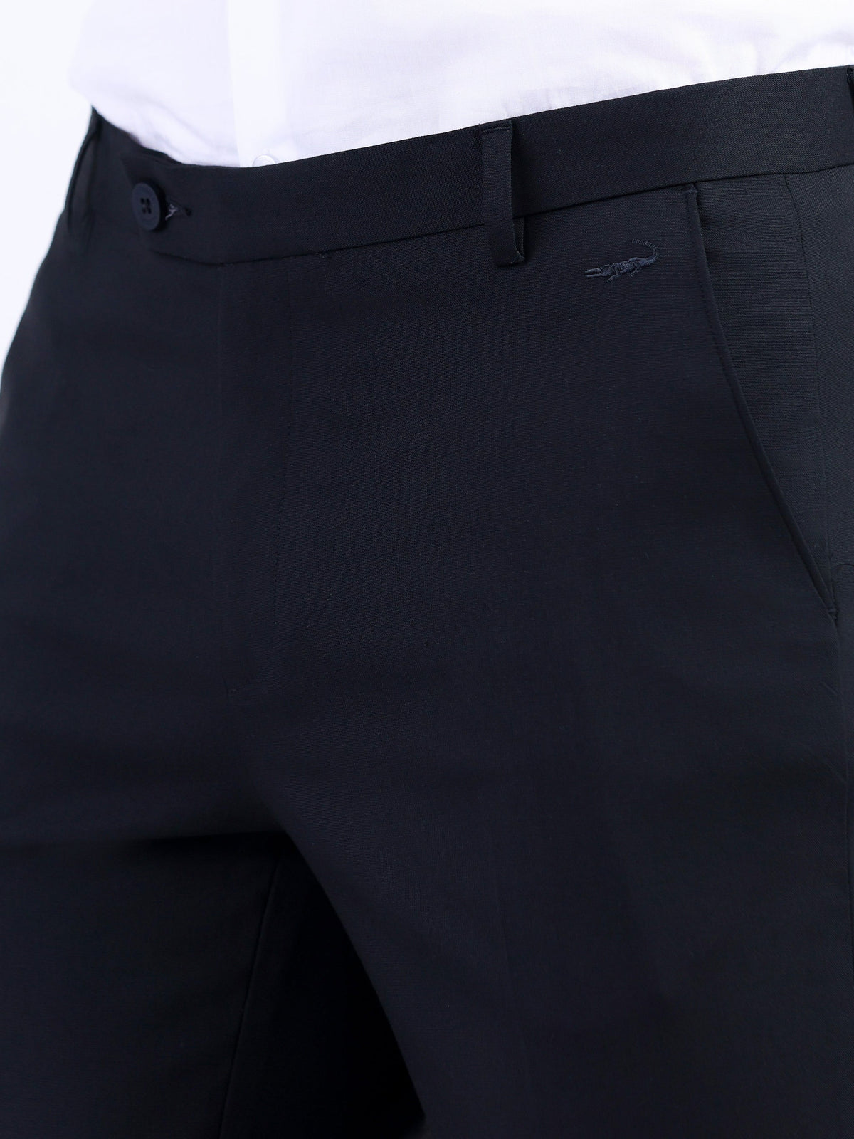 Formal Entry Dobby Slim Fit Trouser - Jet Set
