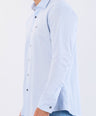 Crocodile Semi Casual Knit Slim Fit-Blue Bell