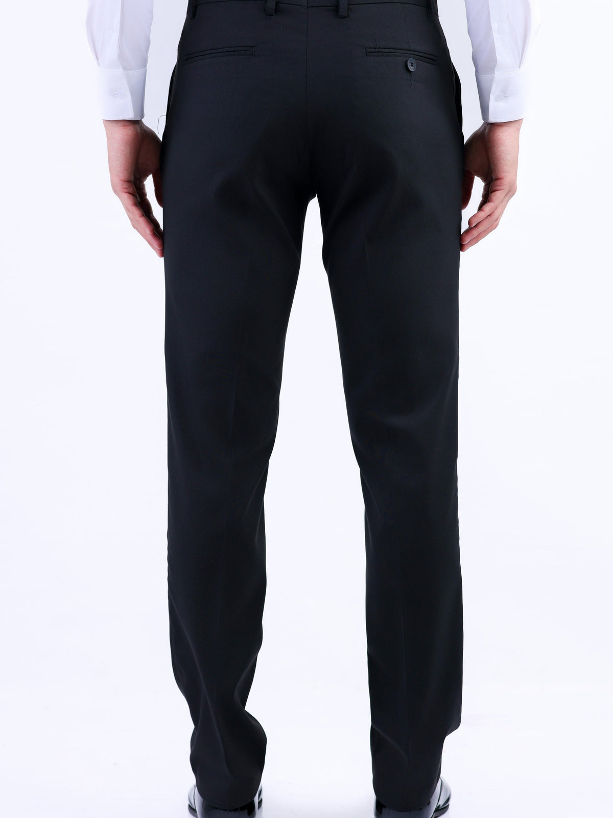 Formal Entry Dobby Slim Fit Trouser - Jet Set