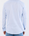 Crocodile Semi Casual Knit Slim Fit-Blue Bell