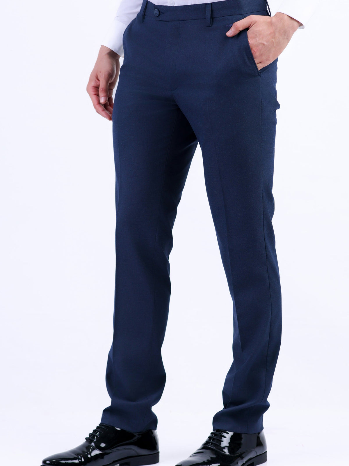 Formal Entry Plain Slim Fit Trouser - Dream Blue