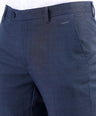 Formal Entry Micro Checks Slim Fit Trouser - Charcoal