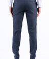 Formal Entry Micro Checks Slim Fit Trouser - Charcoal