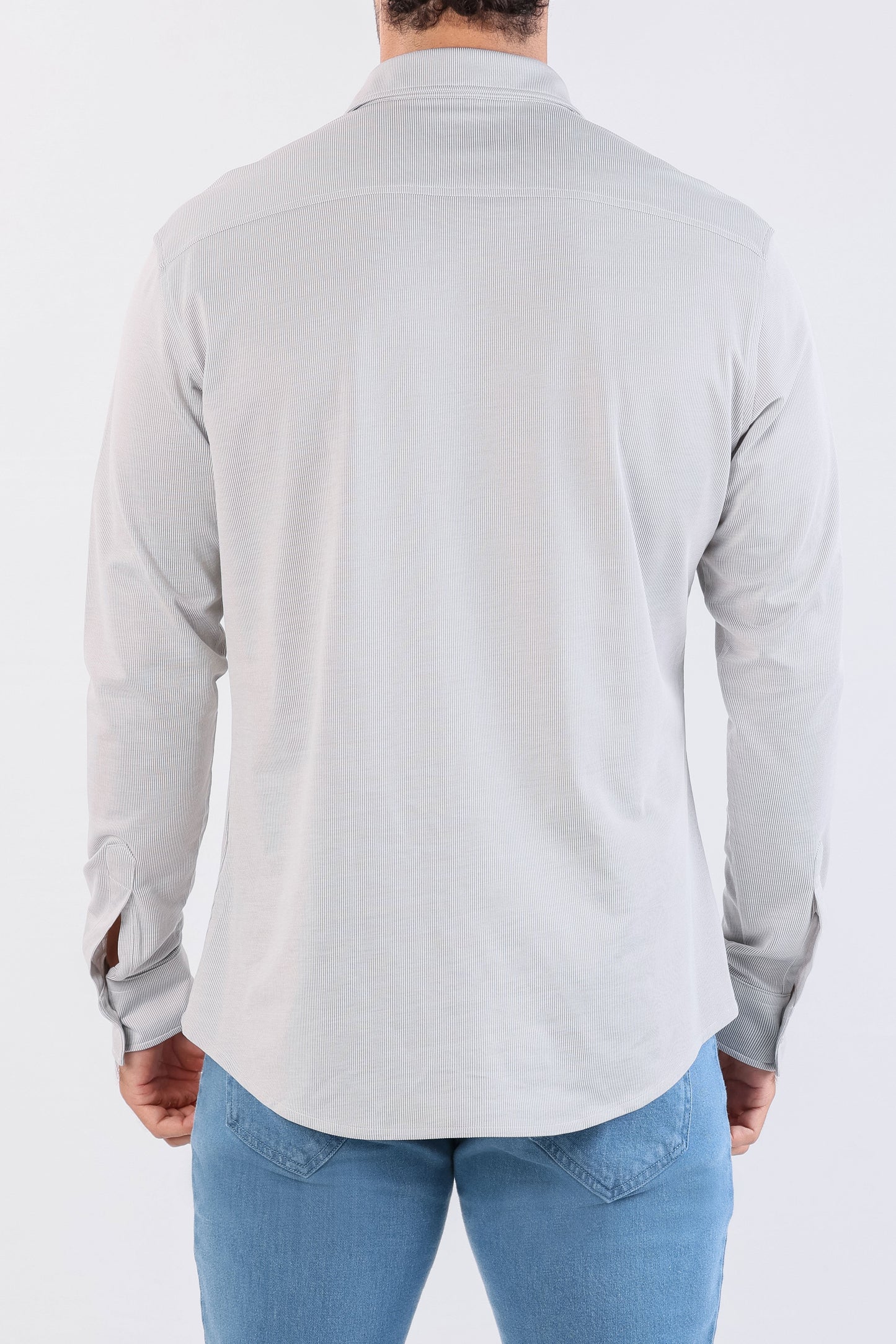 Crocodile Semi Casual Knit Slim Fit-Charcoal