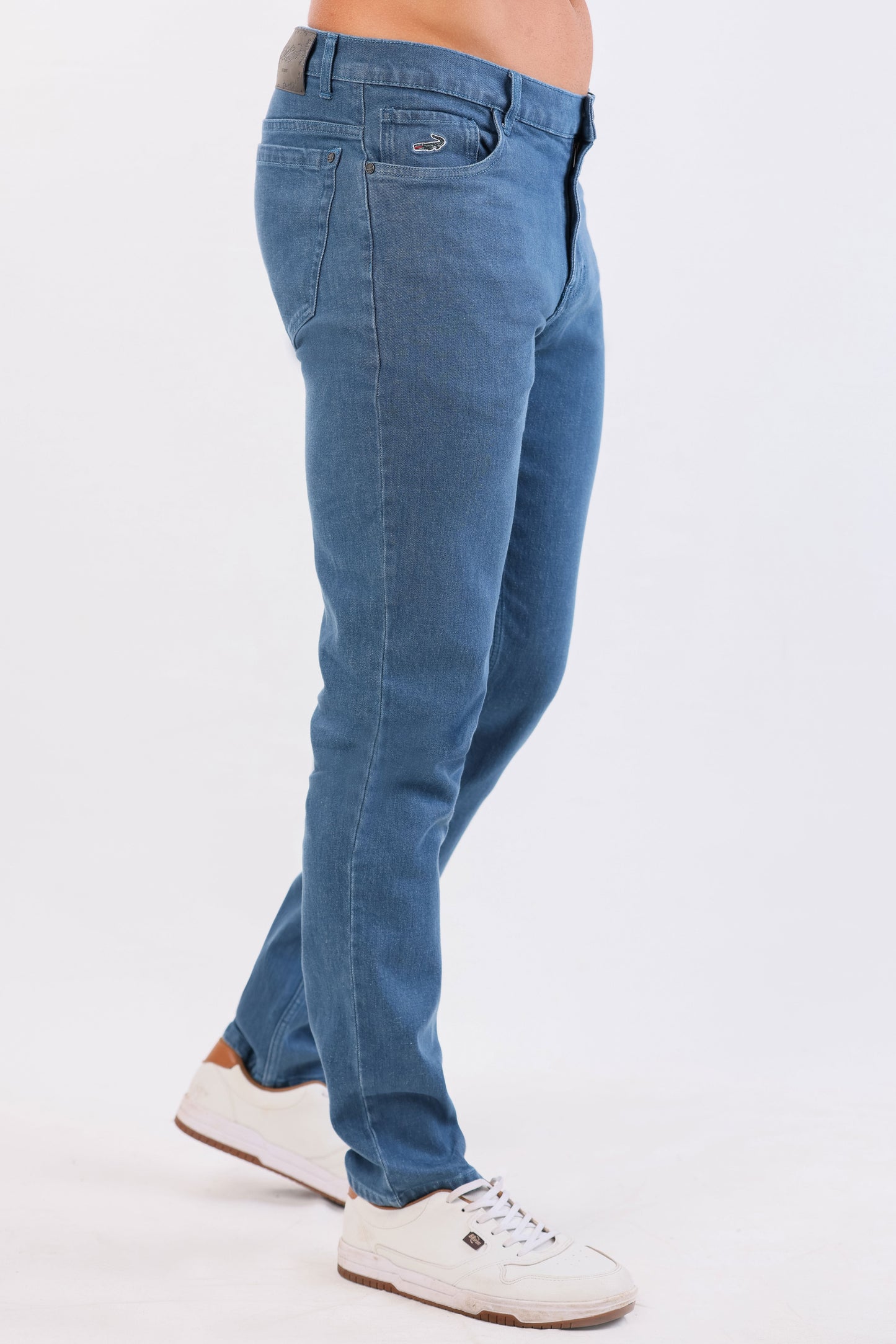 Crocodile Mens Straignt Fit Entry Denim Dark - Biscay BlueStraight