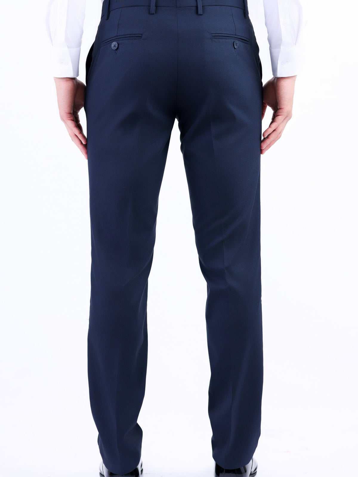 Formal Entry Plain Slim Fit Trouser - Navy