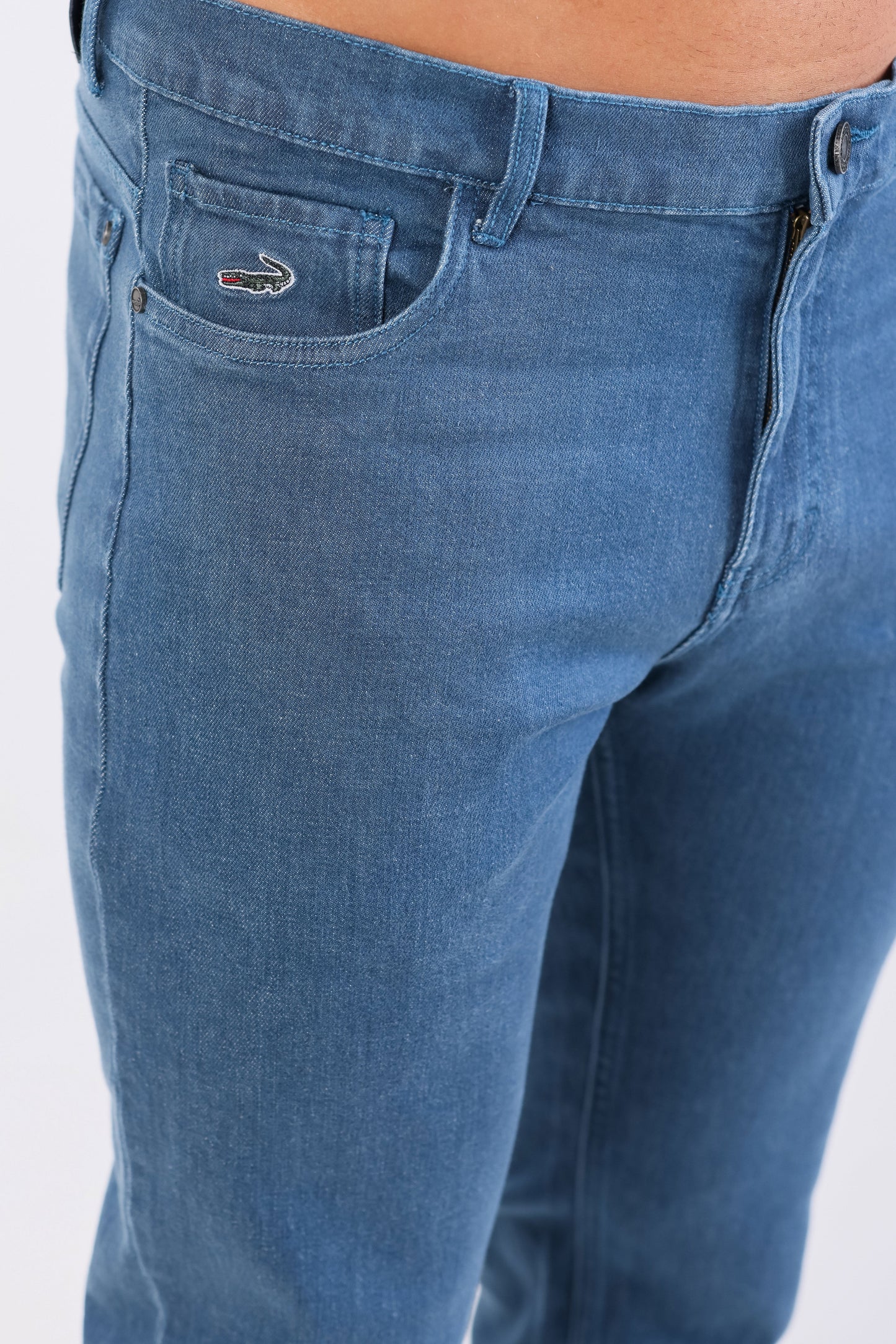 Crocodile Mens Straignt Fit Entry Denim Dark - Biscay BlueStraight