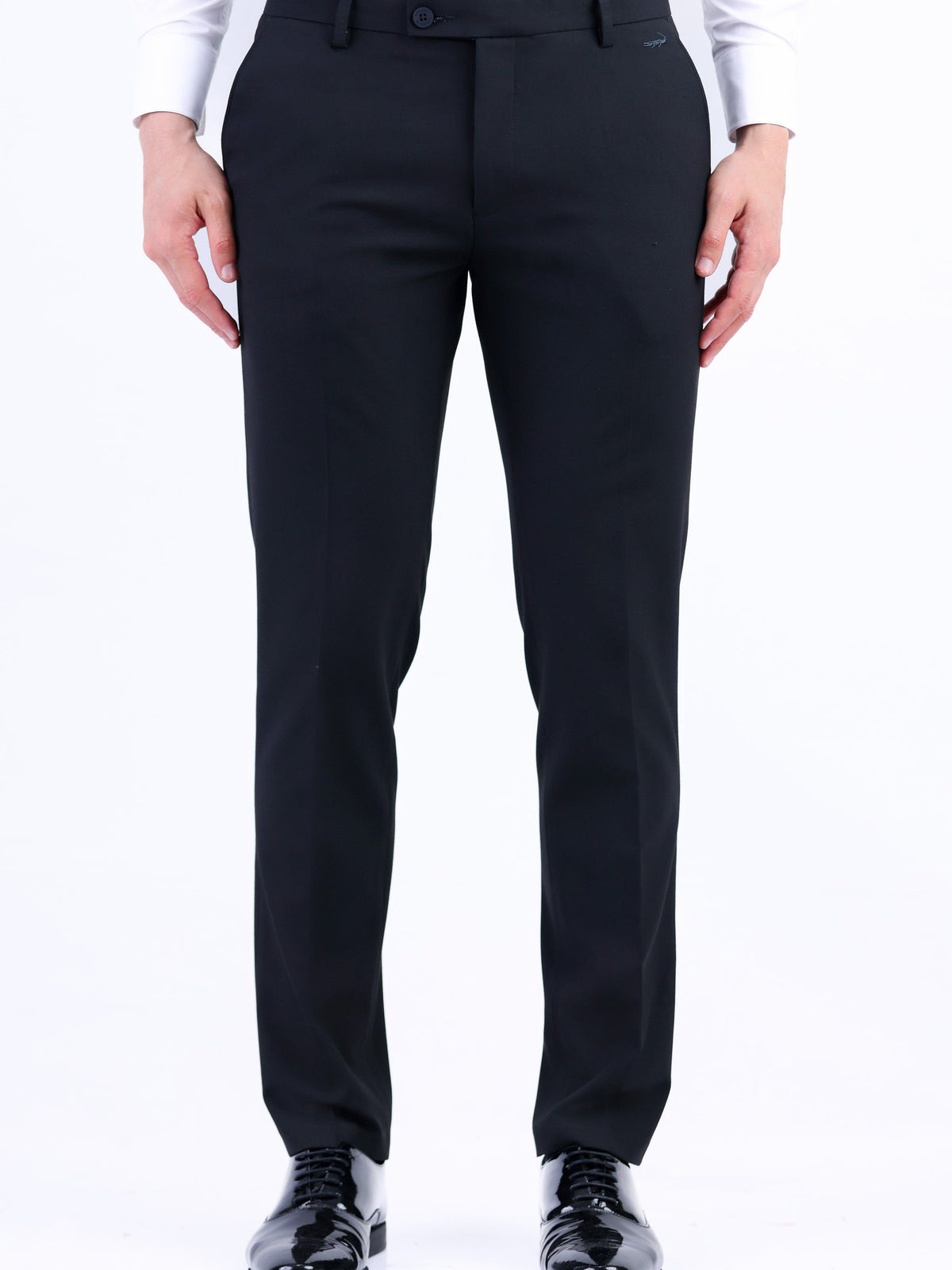 Formal Entry Plain Slim Fit Trouser - Black