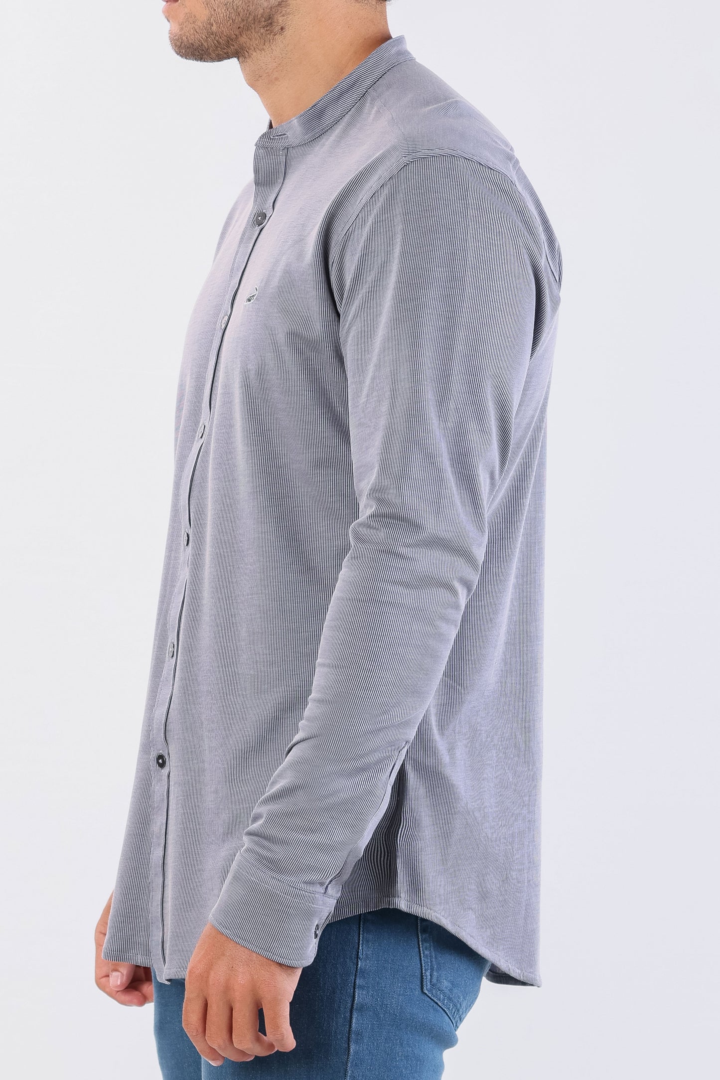 Crocodile Semi Casual Knit Slim Fit-Estate Blue