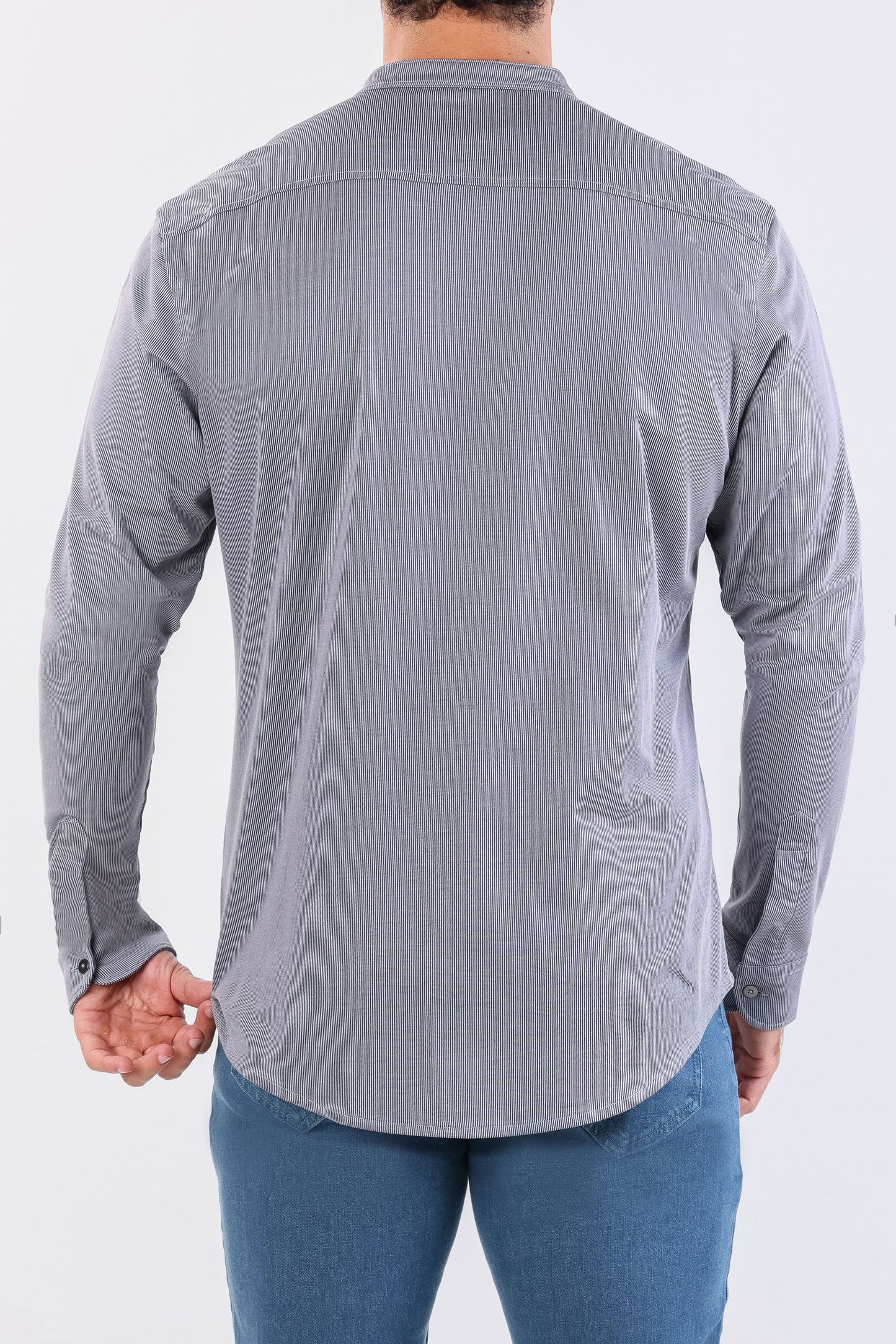 Crocodile Semi Casual Knit Slim Fit-Estate Blue