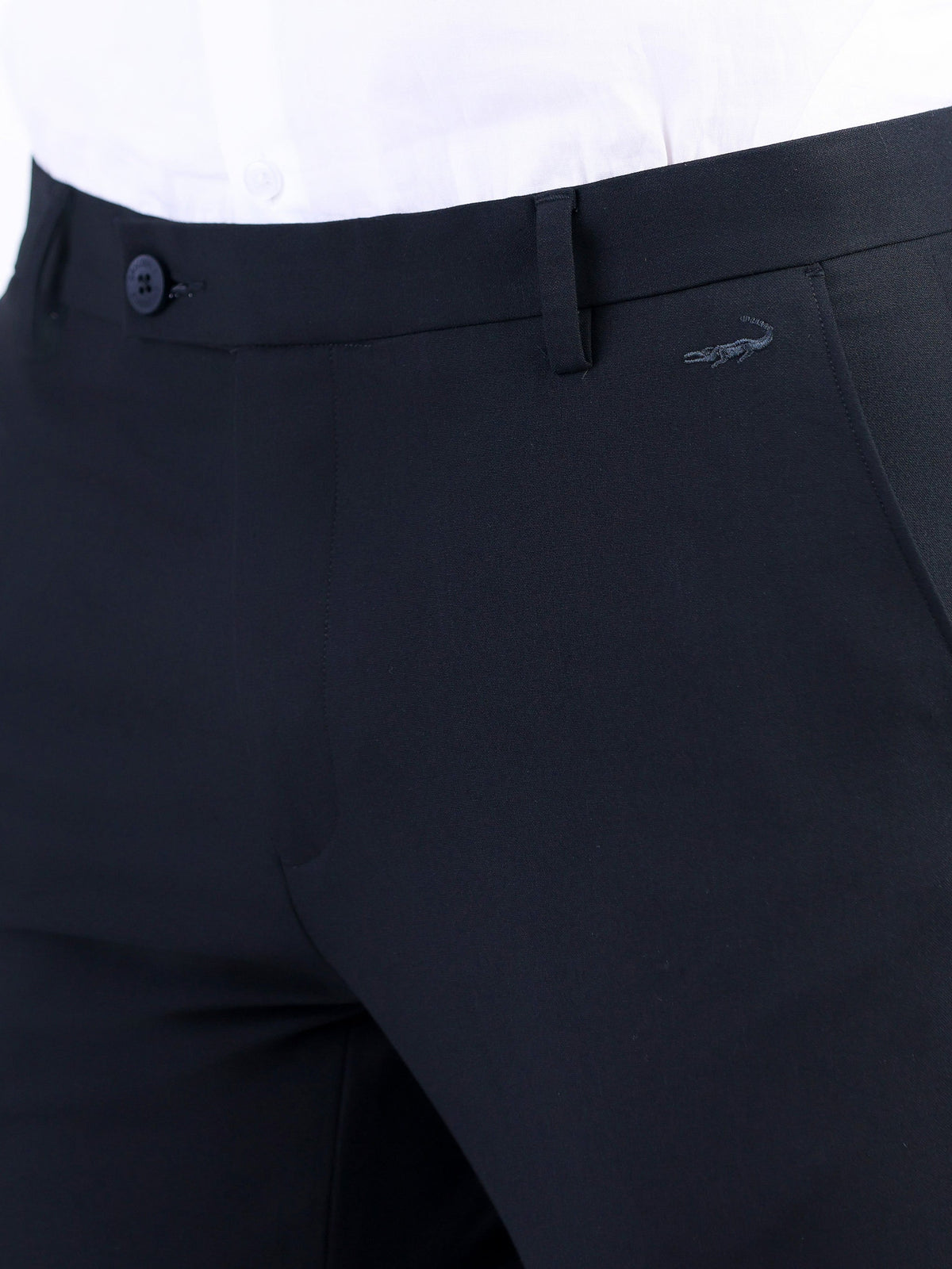 Formal Entry Plain Slim Fit Trouser - Black