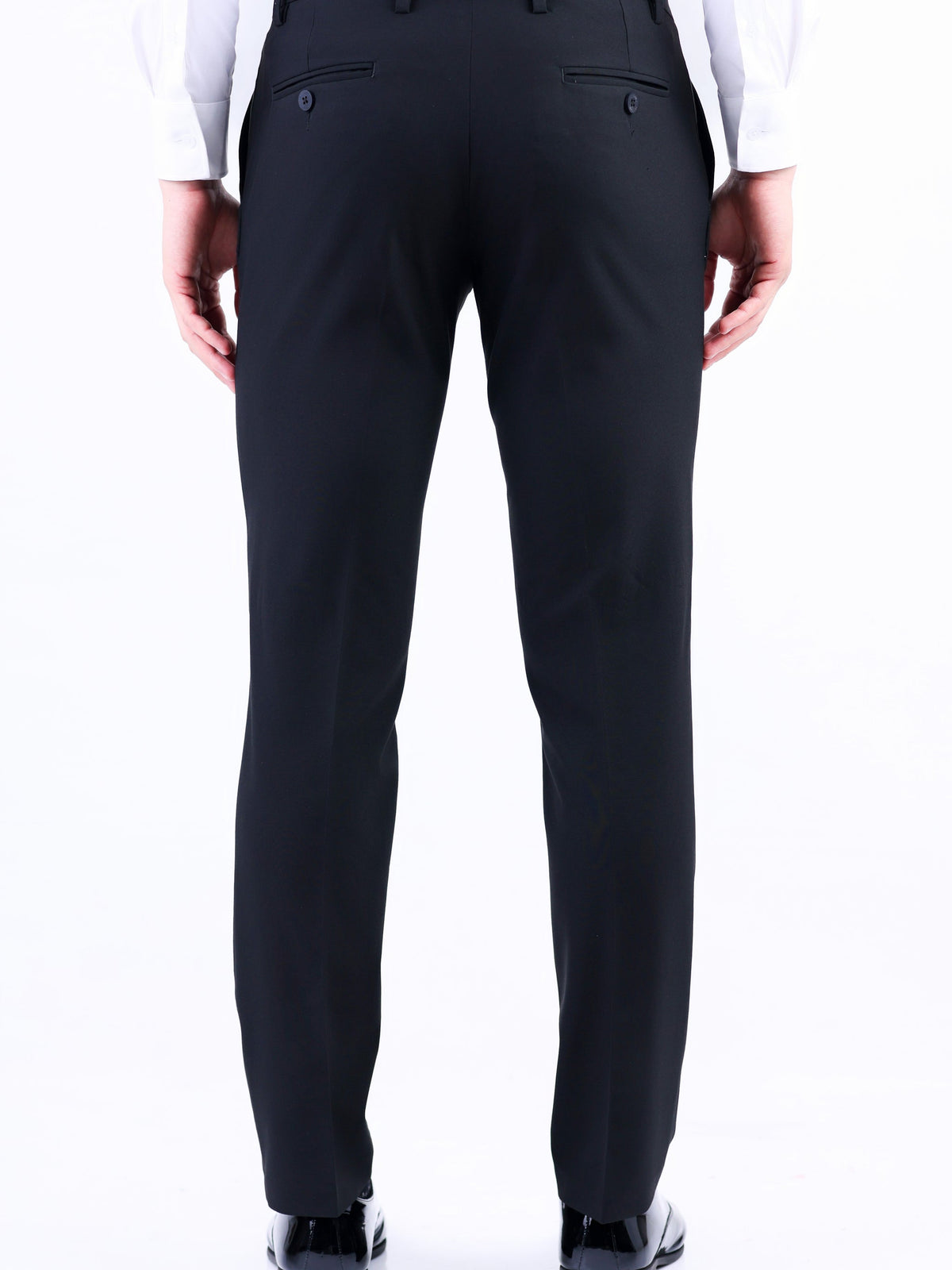 Formal Entry Plain Slim Fit Trouser - Black