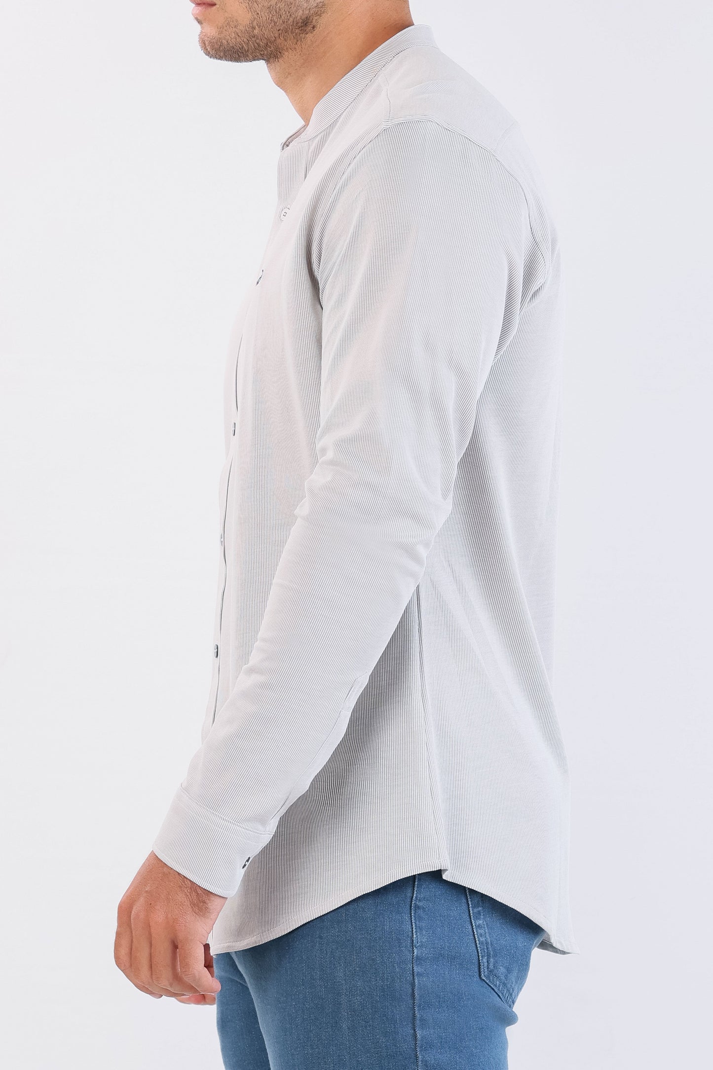 Crocodile Semi Casual Knit Slim Fit-Charcoal