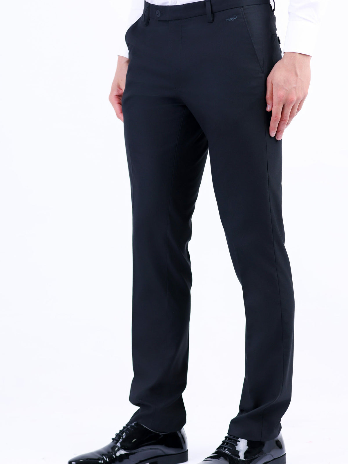 Formal Entry Plain Slim Fit Trouser - Jet Set