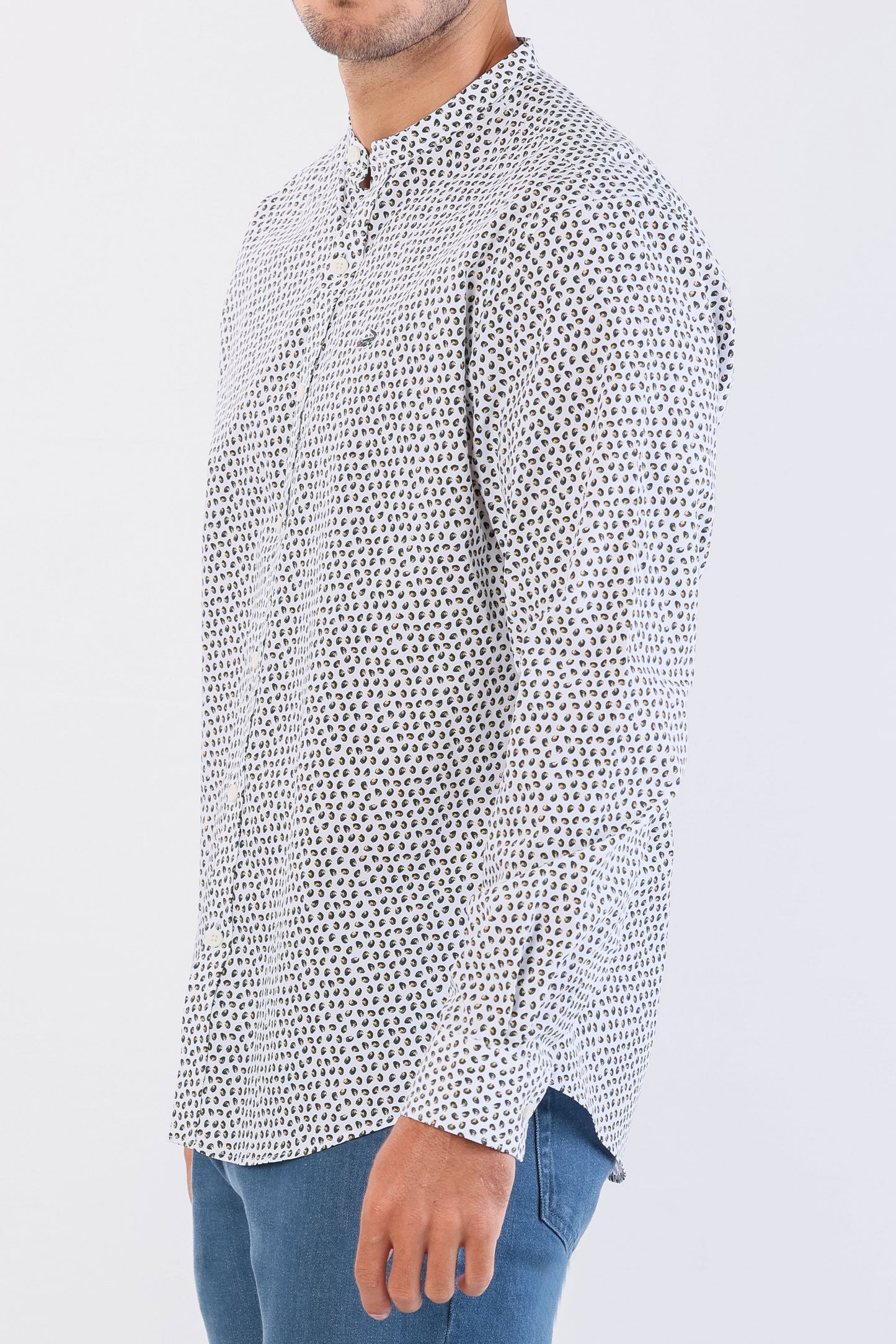 Crocodile Semi Casual Printed Sport Fit-Forest Night