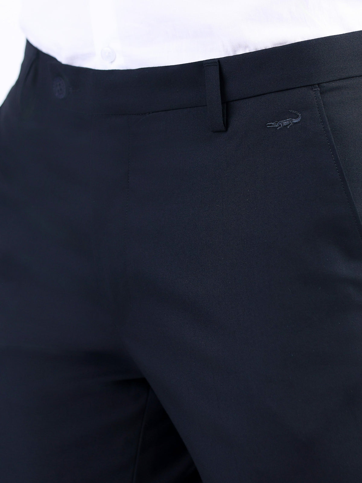 Formal Entry Plain Slim Fit Trouser - Jet Set